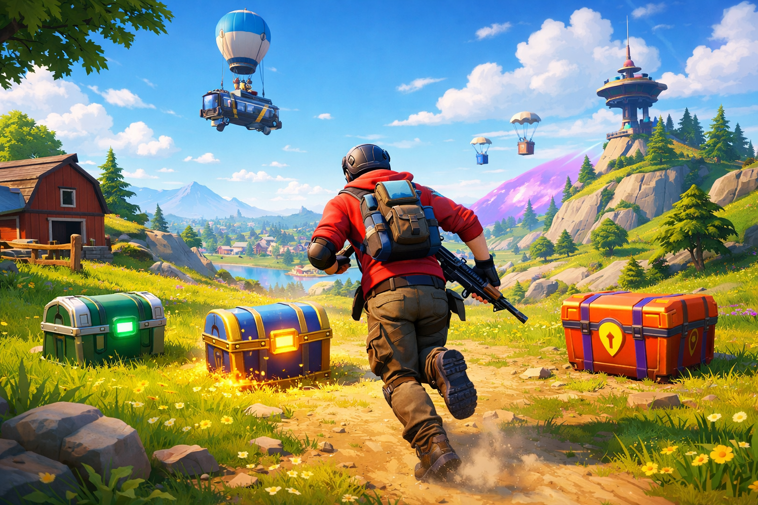 Fortnite oynanış görseli