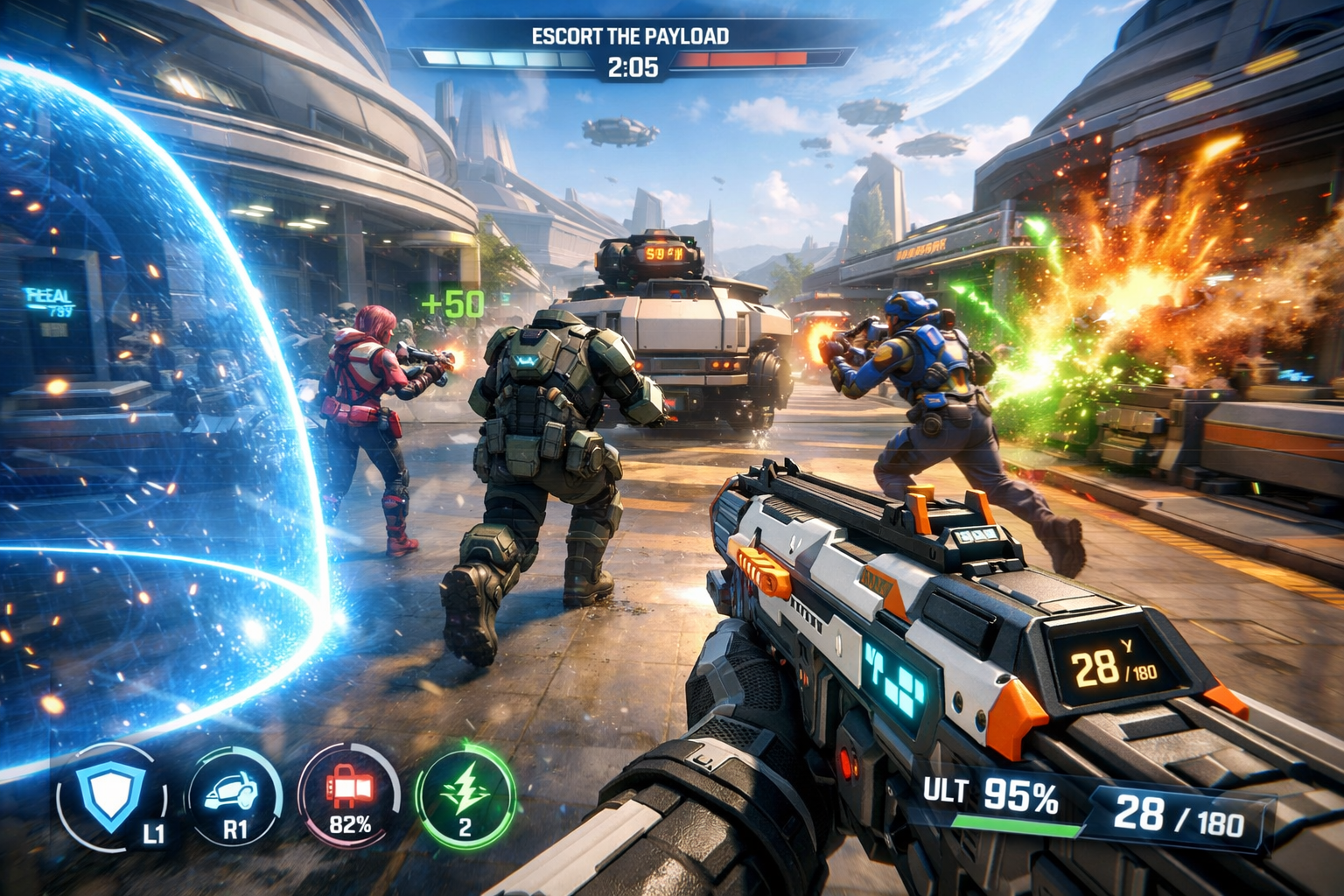 Overwatch 2 oynanış görseli