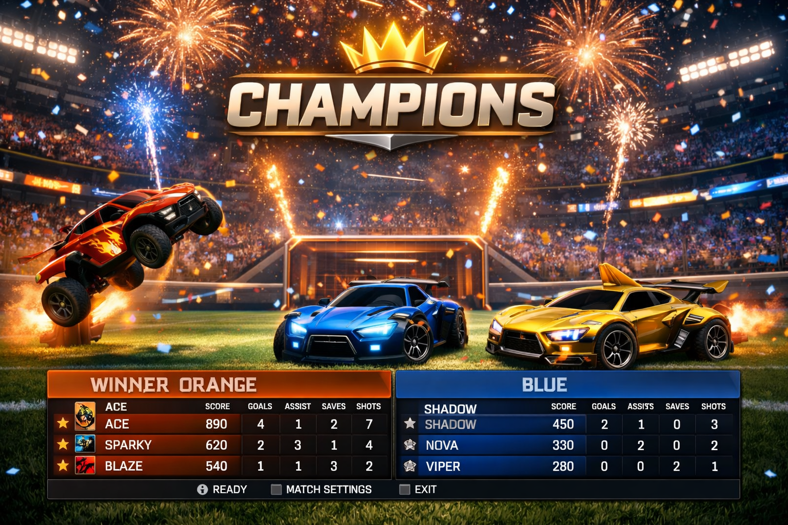 Rocket League rekabet görseli
